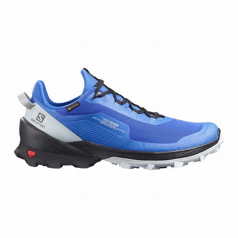 Salomon CROSS OVER GORE-TEX Zapatillas Trekking Hombre - Azules / Negras - Colombia (12450-JNVP)